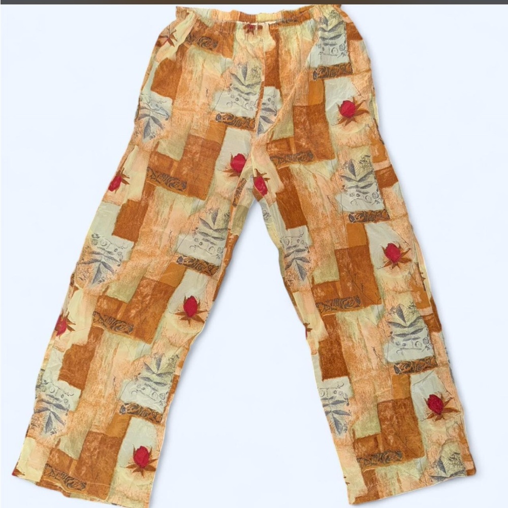 Silk pants